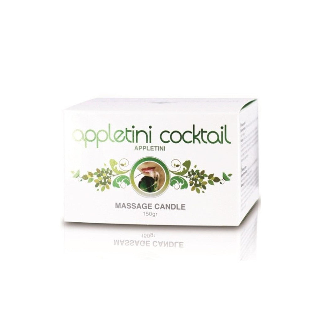 Appletini Massage Candle With Apple And Cinnamon Scent And Regenerating Oil