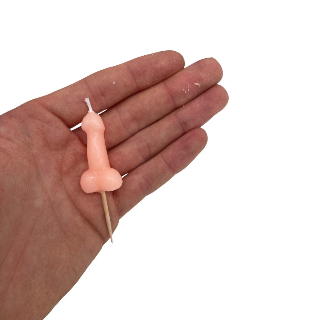 Party Penis Candles 5 Pcs Flesh Colored