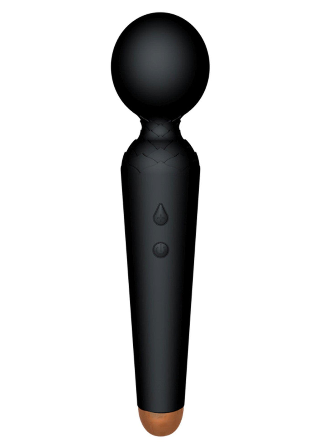 Sex Toy Waterproof Horizontal Head Vibrating Massager 10 Modes Black Usb Charging