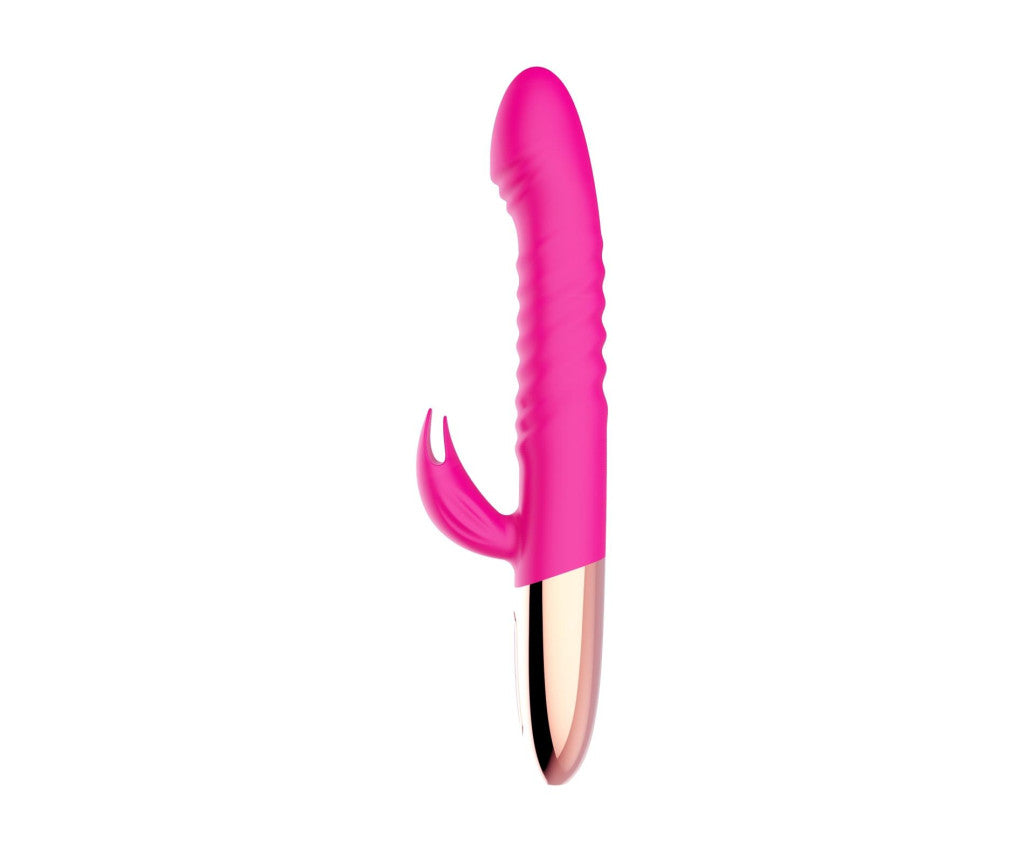 Vibrator Thruster 10 Vibrations Heatable Waterproof Usb Charging Black
