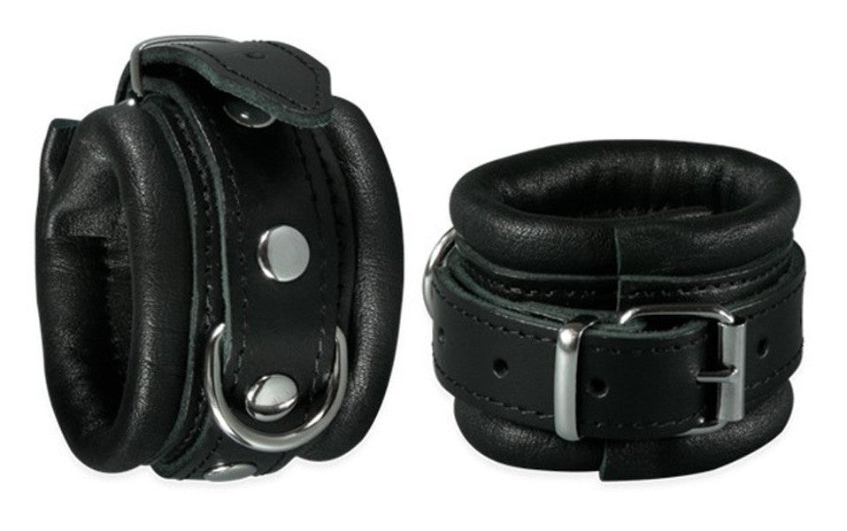 Black Leather Wristbands - For Premium Pampering