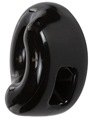 Ballstretcher Half Pipe - Black Ball Stretcher With Velvety Touch
