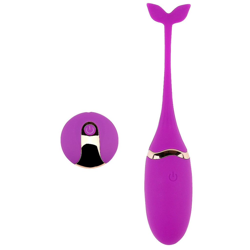 Vibratong Vibrating Egg 10 Modes Waterproof Purple Usb Charging