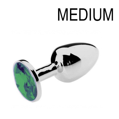 Green Jewel Butt Plug – 7 X 3.4 Cm For Premium Sensuality