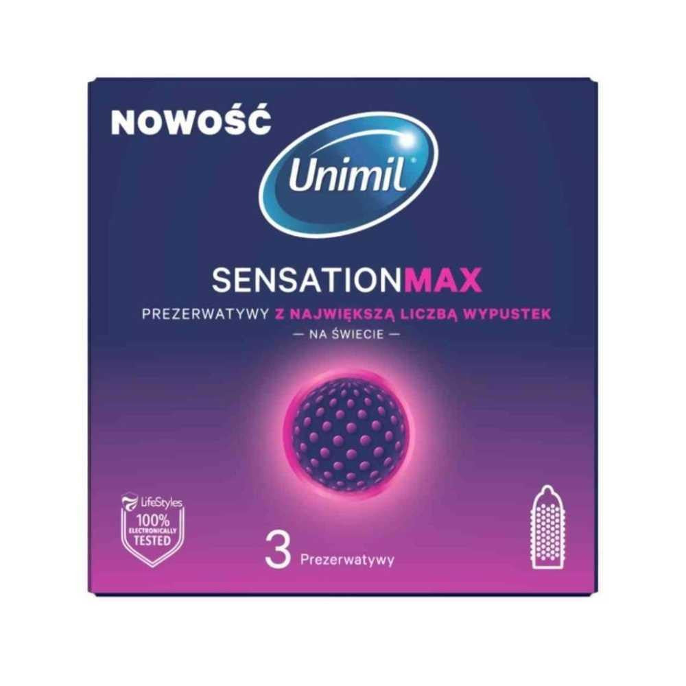 Unimil Sensation Max Bx3 Condom