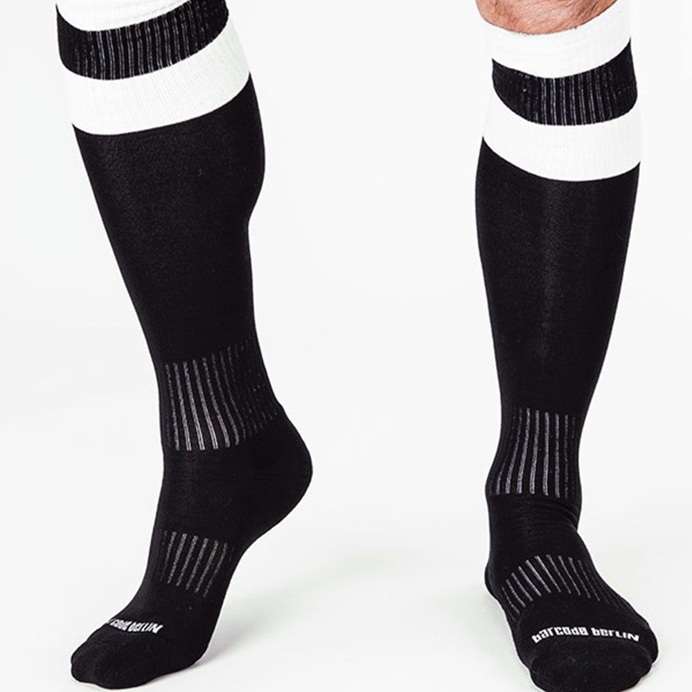 Football Socks – Black And White Premium Comfort