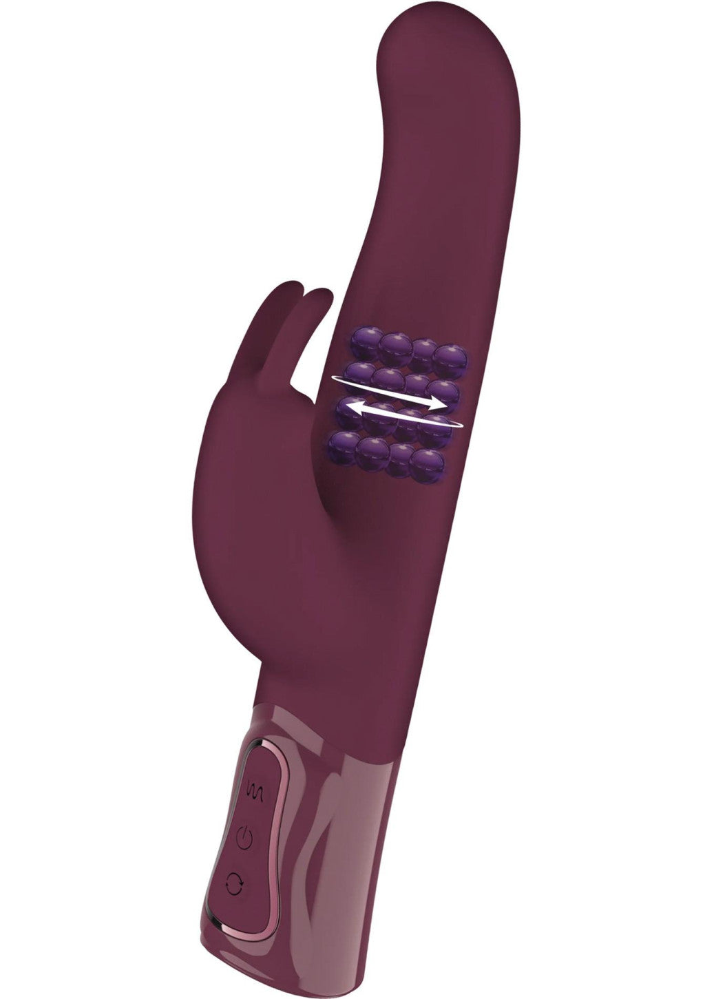 She.e.o Vibrator G-spot Stimulator Rotating 10 Modes 25 Cm Black