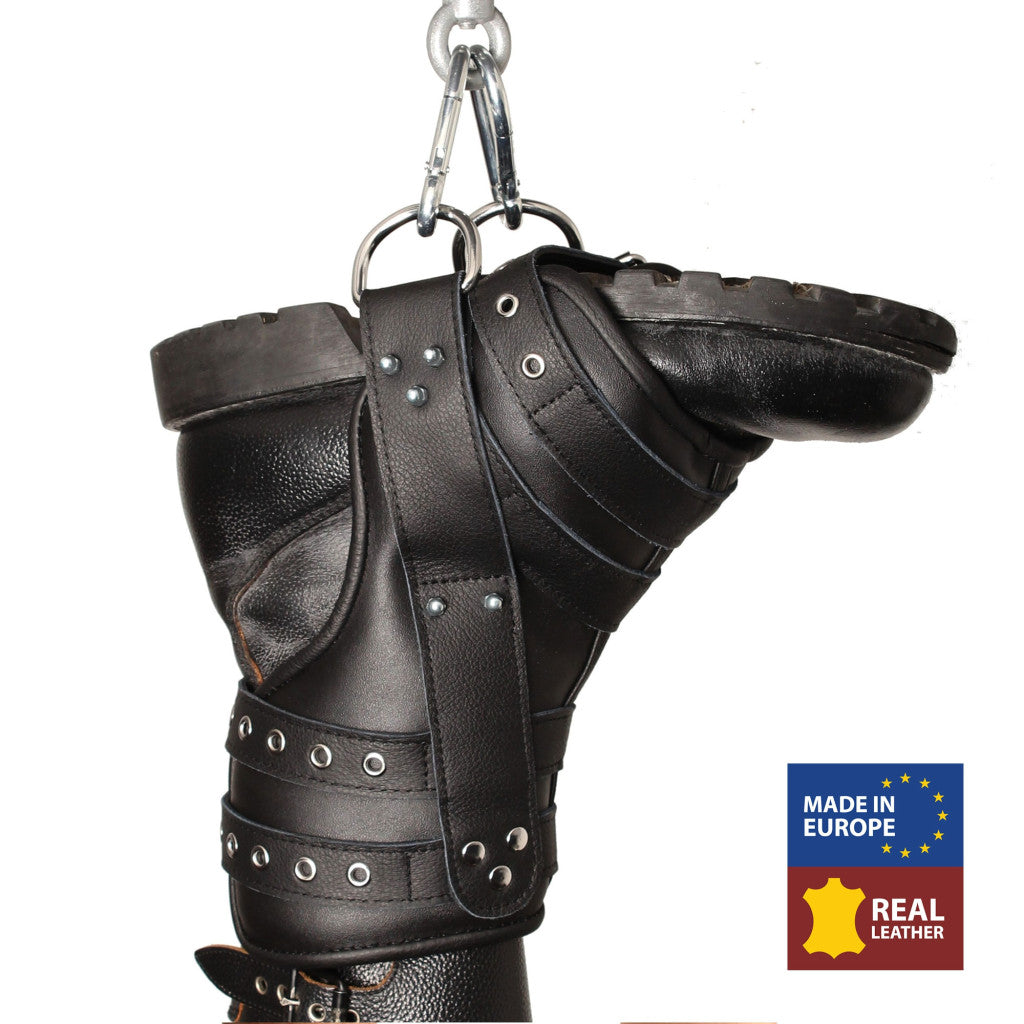Set Of 2 Leg Hangers Made Of Premium Leather