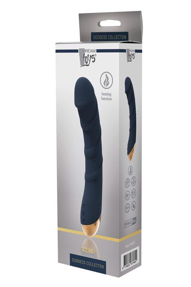 Goddess Vibrator 12 Modes Heatable Usb Charging 21 Cm Black