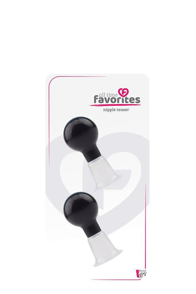 All Time Favorites Nipple Stimulator Suction Cups Transparent Black