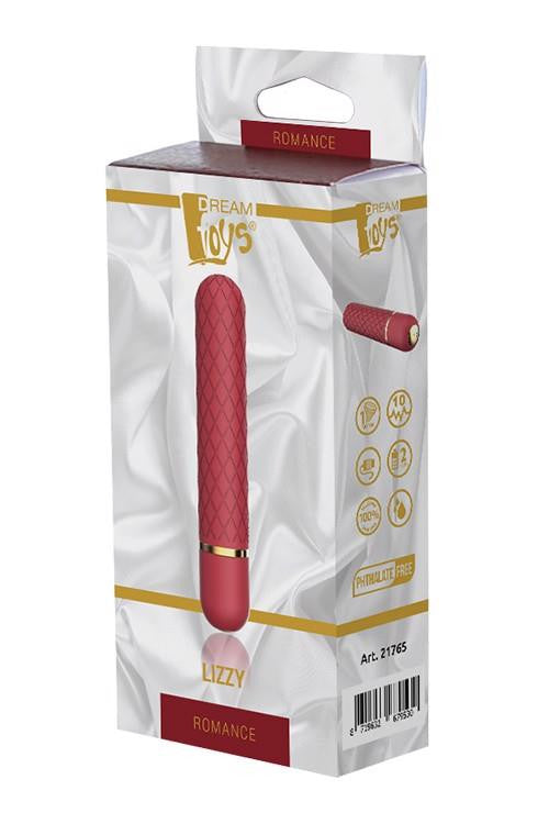 Romance Vibrator Waterproof 3 Speeds 7 Vibration Patterns Ruby Red