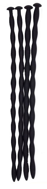 Premiere – 4 Pcs 10 Cm Silicone Urethral Sticks 7-10 Mm Diameter