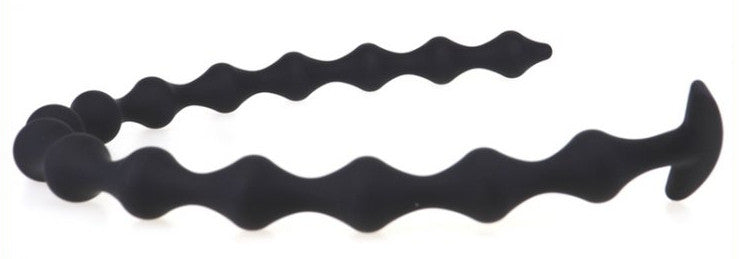 Long Thin Beaded Dildo - 55 X 2.3 Cm