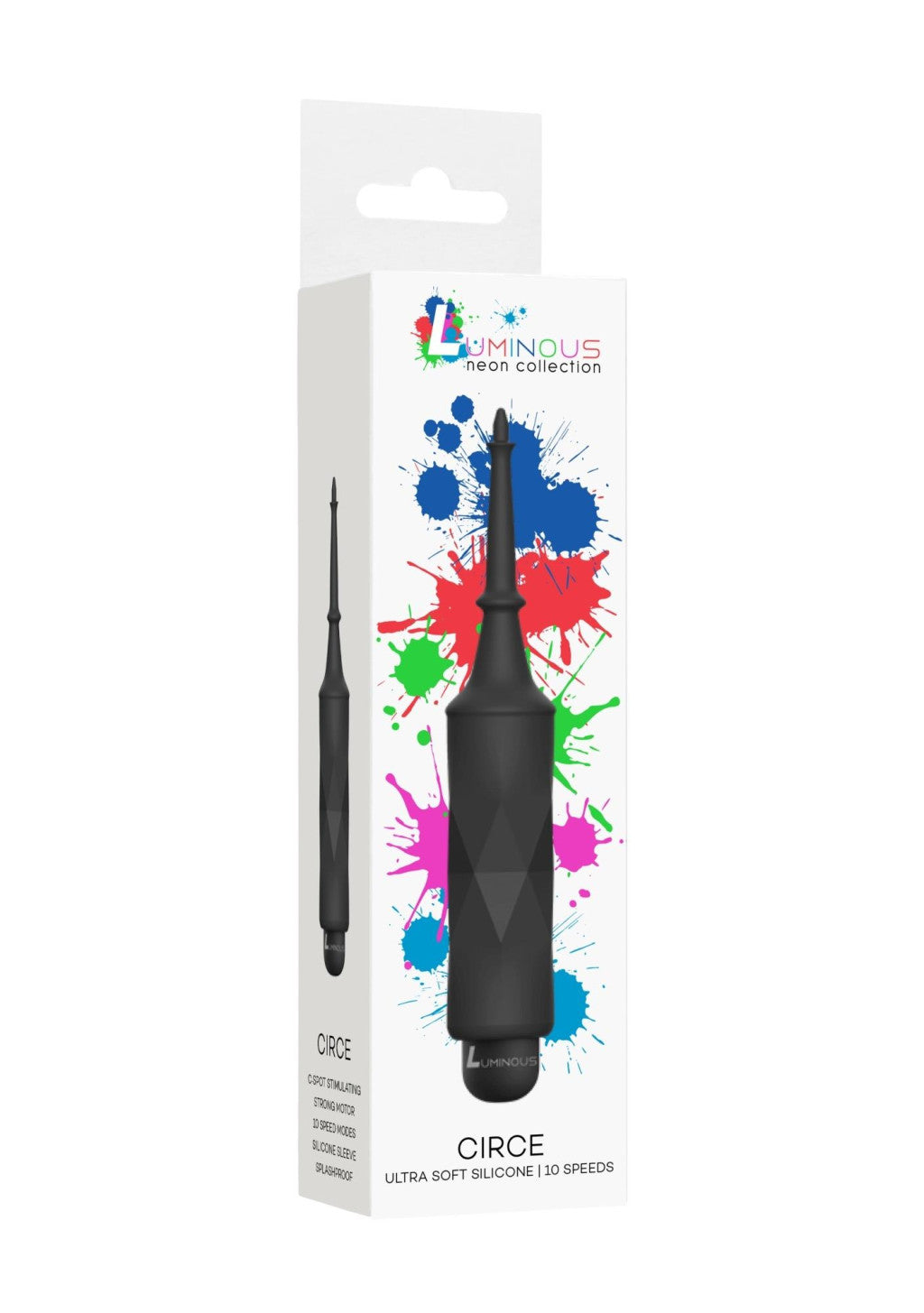 Circe Vibrator 10 Speeds Waterproof 2.5 Cm Black