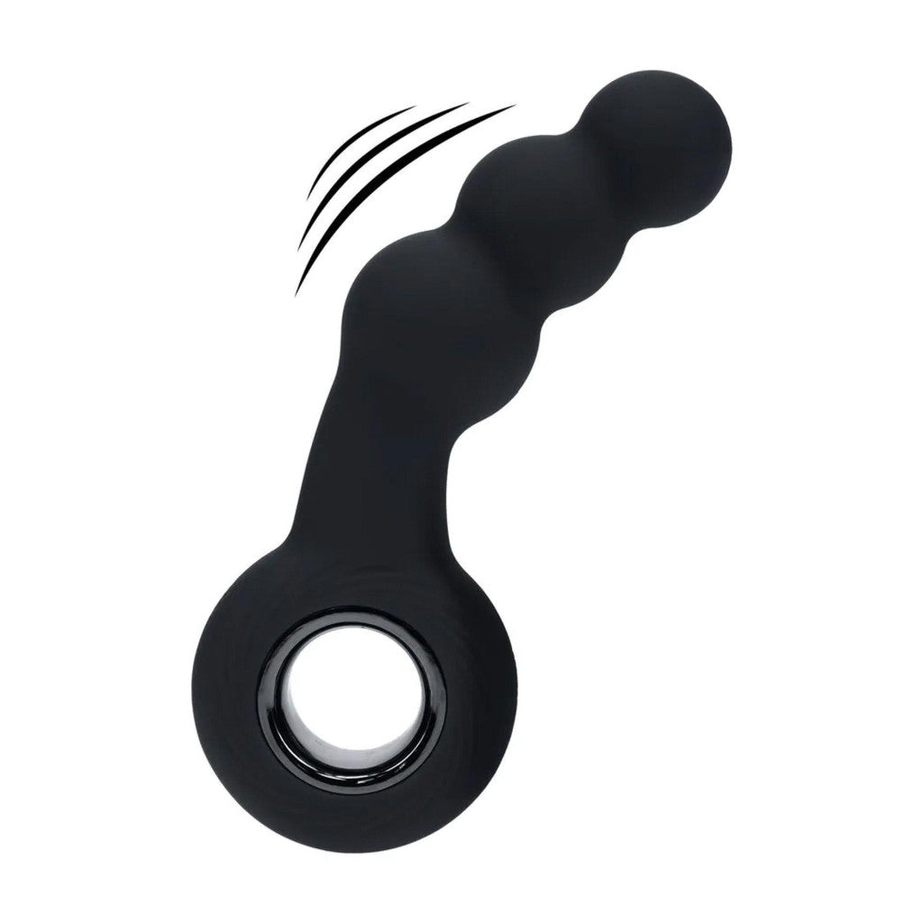 Prostate Stimulator Vibrating Waterproof Rechargeable Black