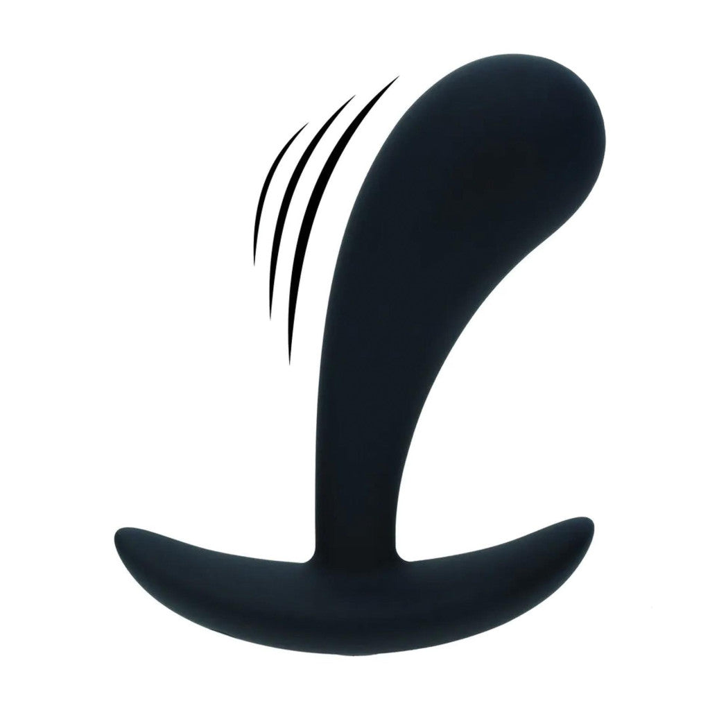 Anal Plug Vibrating Prostate Stimulating Waterproof S Black