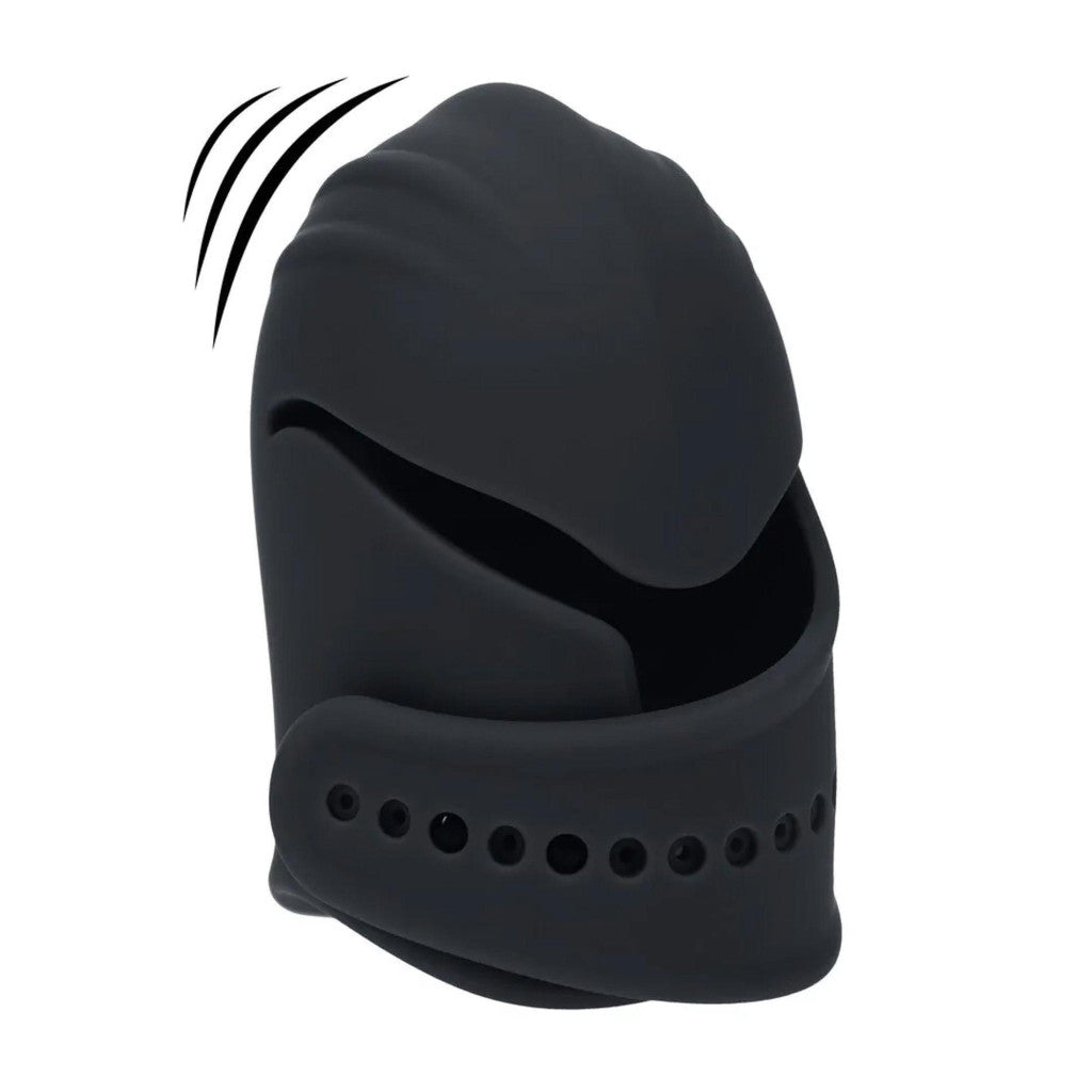 Adjustable Black Silicone Penis Head Stimulator