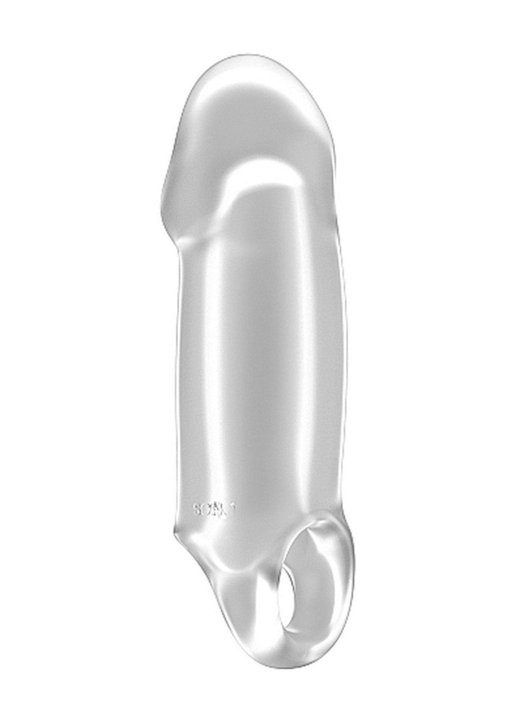 Sex Toy Penis Extender Thick Waterproof 15 Cm Transparent