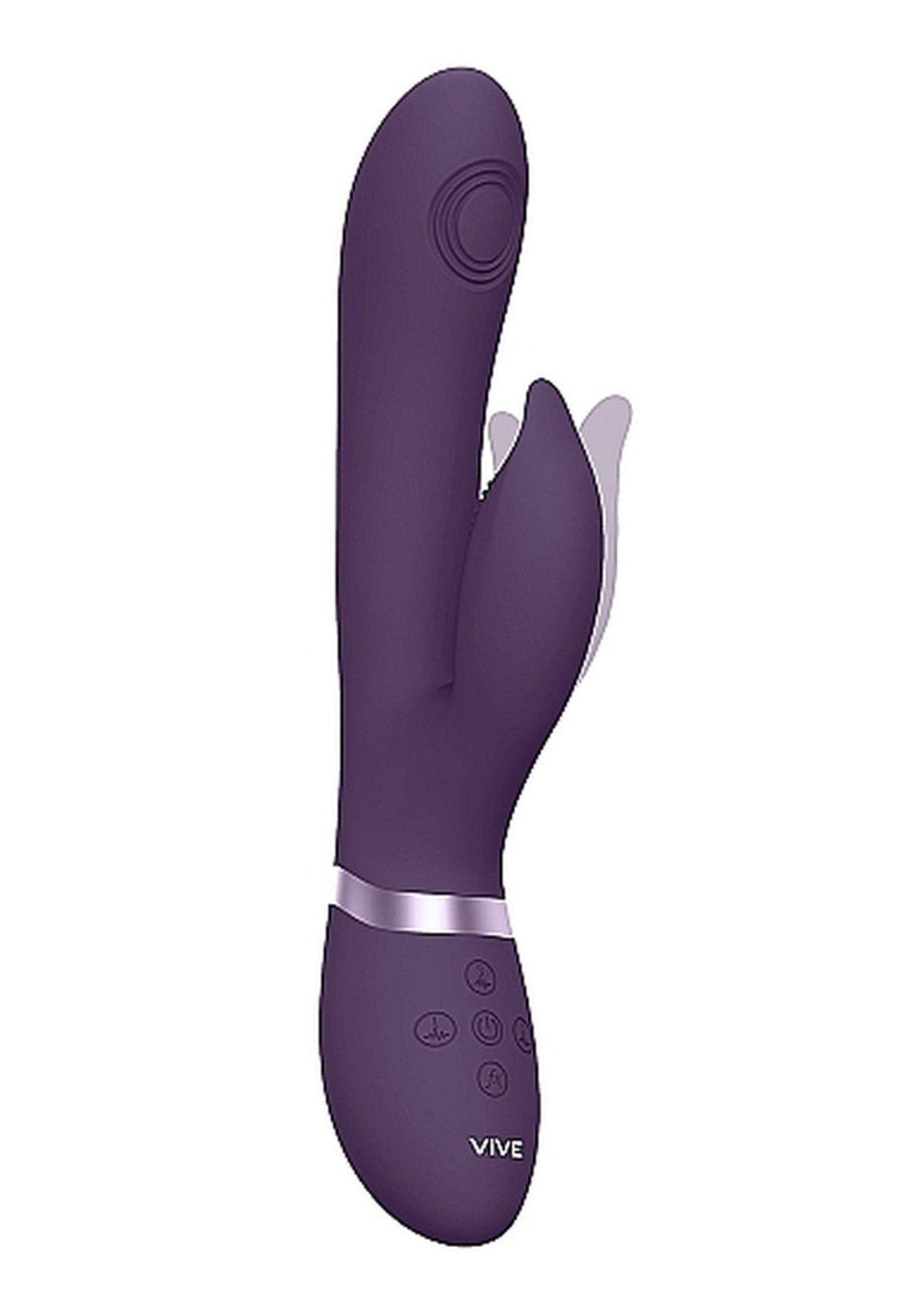 Aimi Vibrator Vibrating Multifunctional Waterproof 22.3 Cm Purple