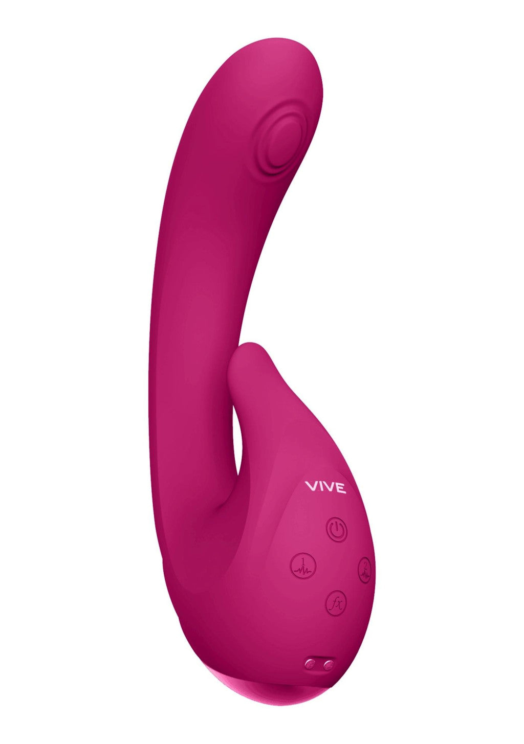Miki Vibrator Dual Motor 10 Modes Waterproof Pink 17 Cm