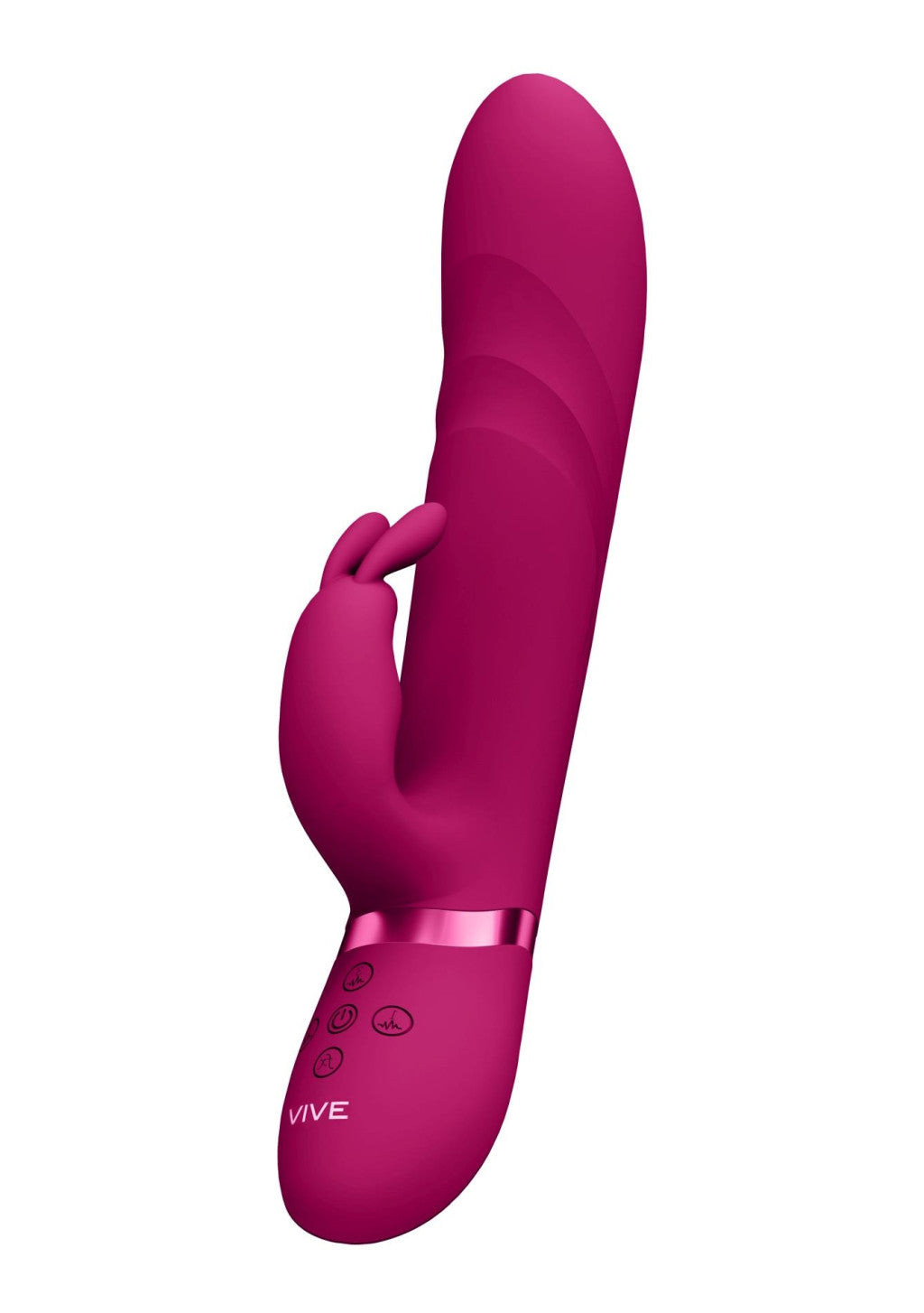 Vive Vibrator Vibrating And Rotating Discs G-spot Stimulating Usb Charging Waterproof 15.4 Cm Black