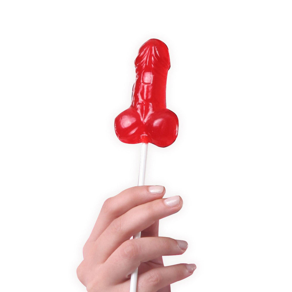 Secretplay – Strawberry Penis-shaped Lollipop
