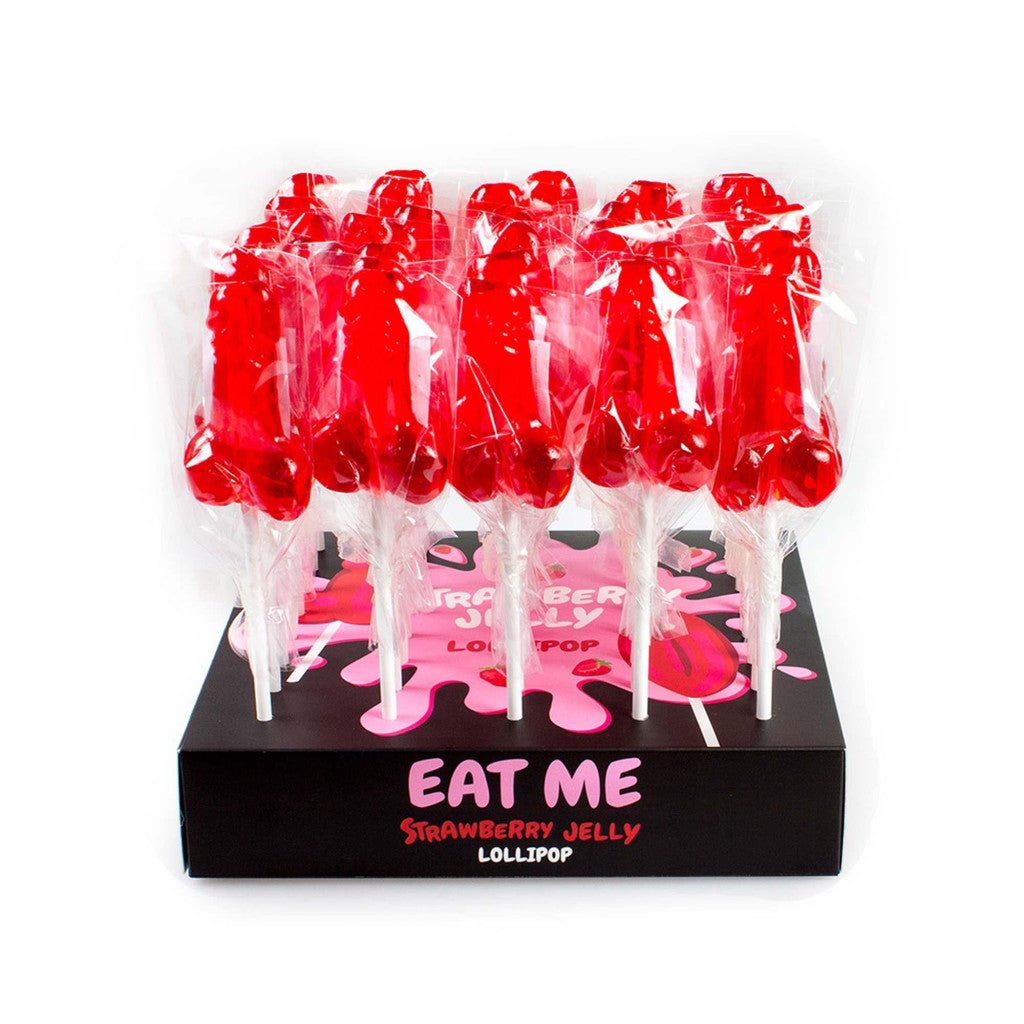 Secretplay – Strawberry Penis-shaped Lollipop