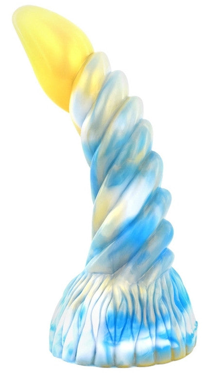 Arkan Dildo - Premium Gold-blue Intimate Tool 18 Cm