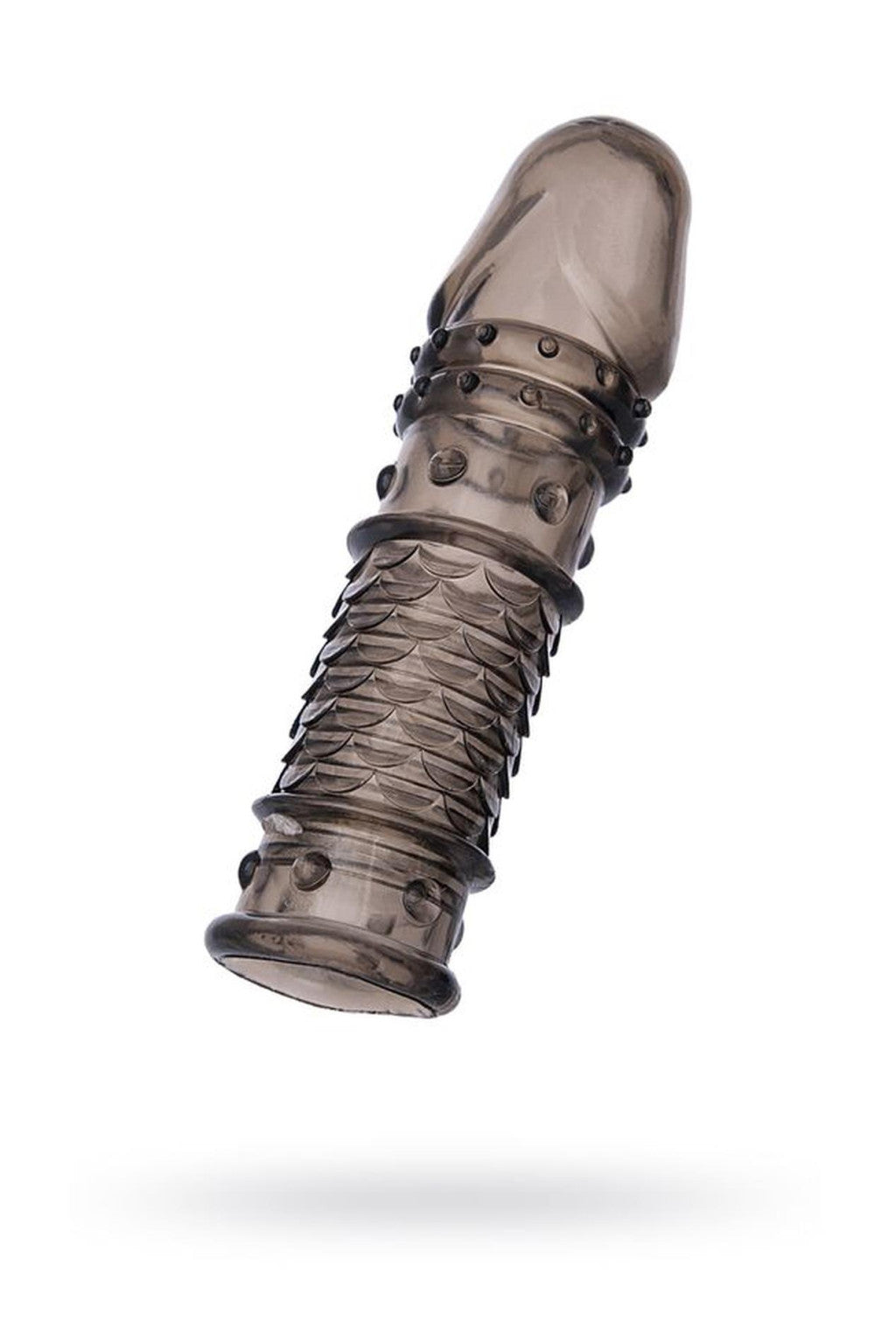 Toyfa Penis Sheath Size-enhancing Flexible 13.5 Cm Black Transparent