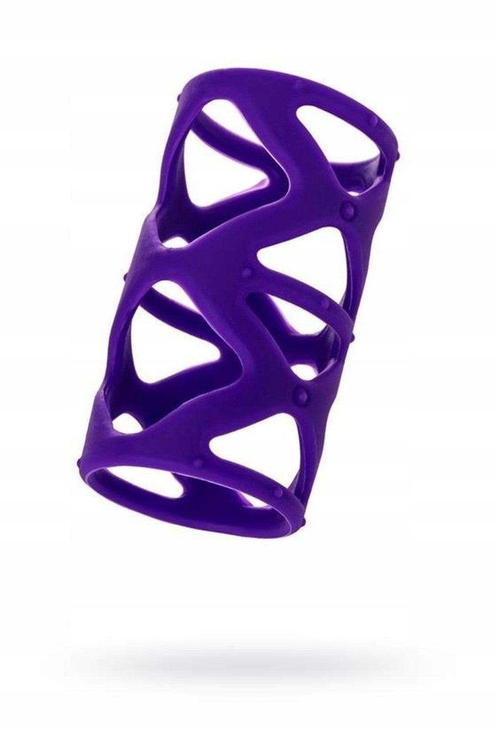 A-toys Penis Sleeve Silicone Flexible 7.5 Cm Purple