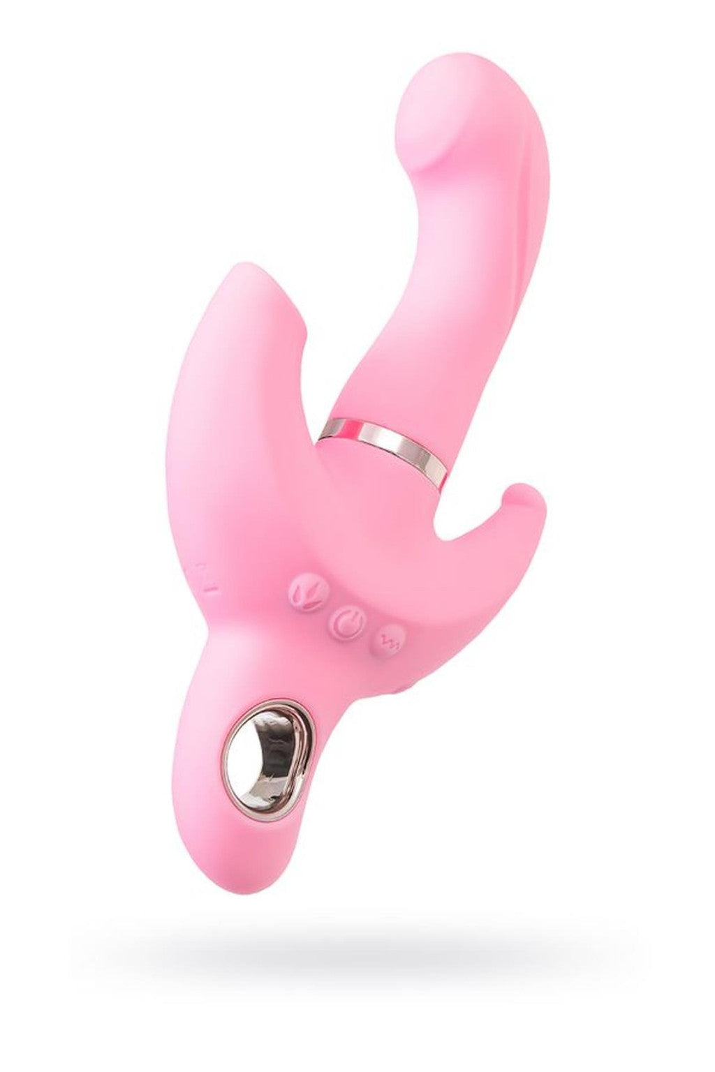 Jos Vibrator G-spot Clitoral Stimulator 19.5 Cm Pink Silicone