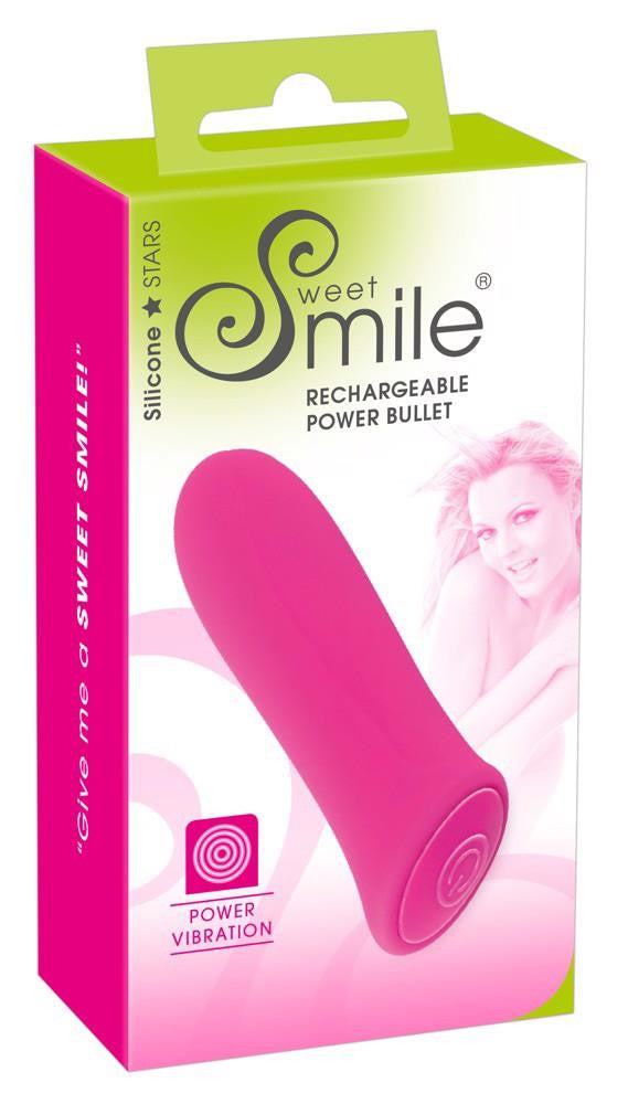 Sweet Smile Vibrator Usb Charging 7 Modes 8.5 Cm Black