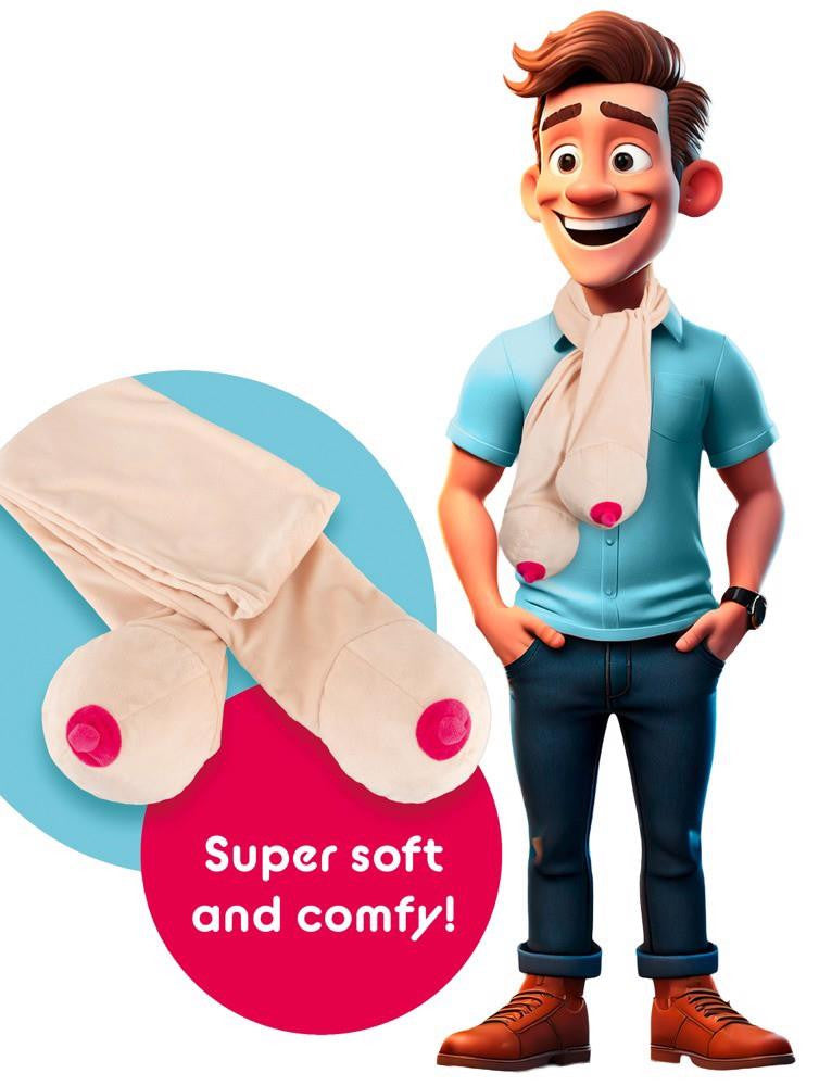 Sex Toy Funny Plus Scarf With Bra Universal Natural Color