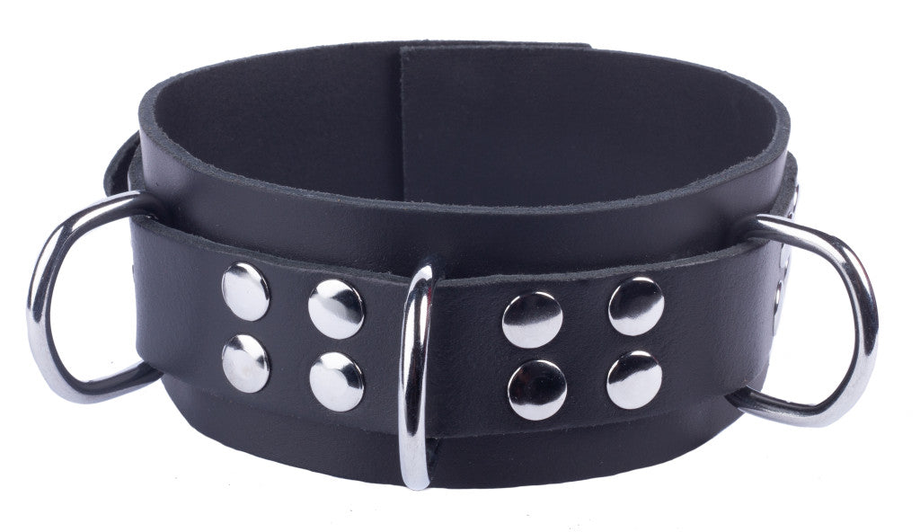 Premium Black Leather Strap - For Sensual Indulgence
