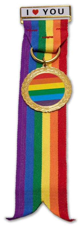 Rainbow Accessory Colorful Pendant With Ribbon 4 Cm Diameter 15 Cm Long Ribbon