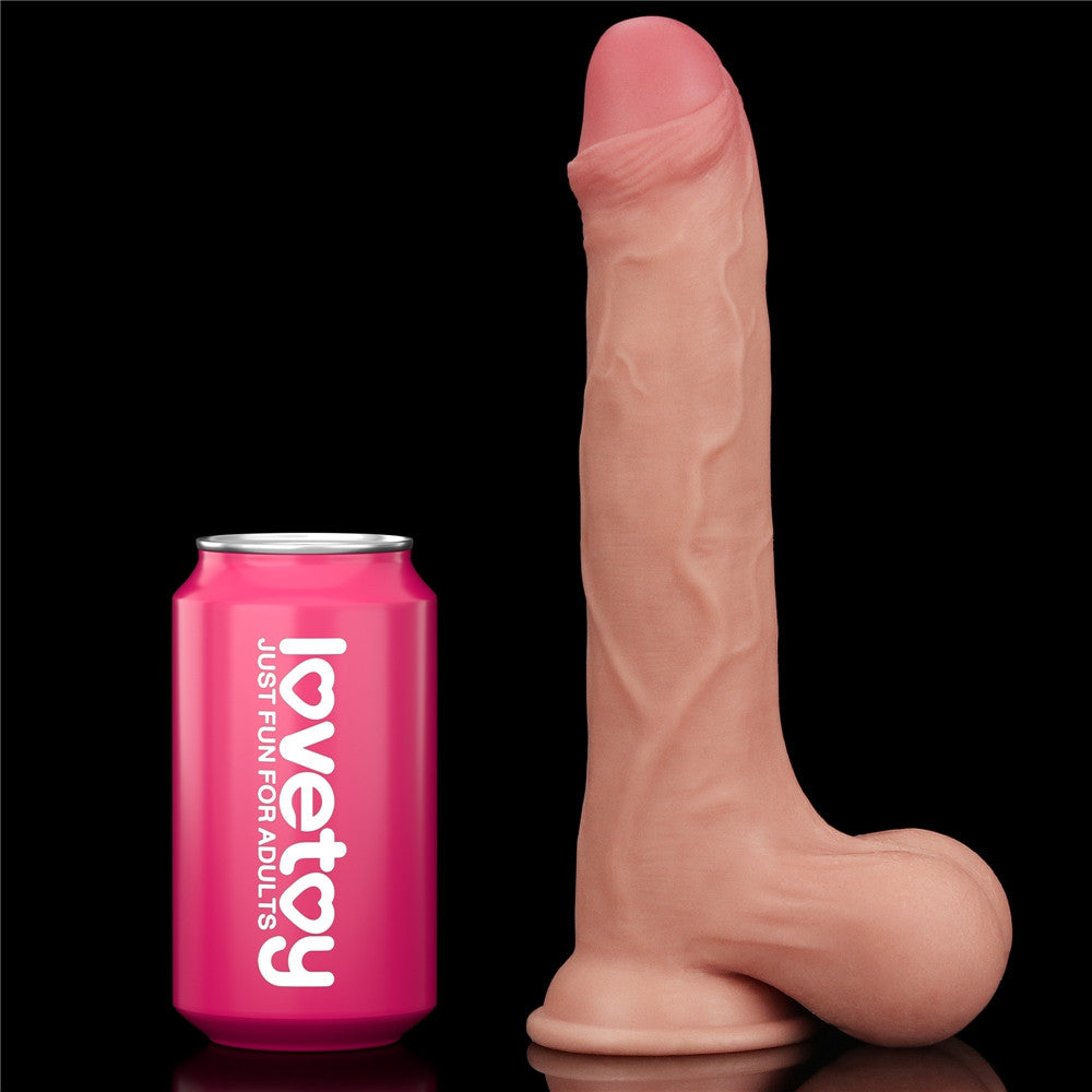 Realistic Premium Leather Dildo – 19 X 4.8 Cm