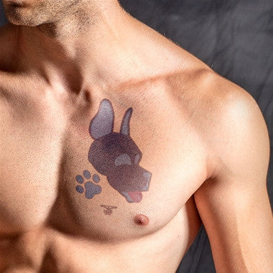 Ephemeral Puppy – Temporary Tattoo 10x15 Cm