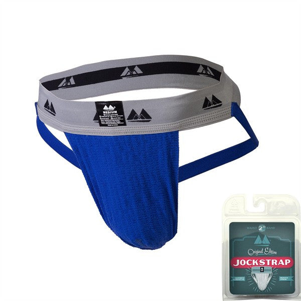 Jockstrap Original – Blue Sports Underwear With 2 Straps
