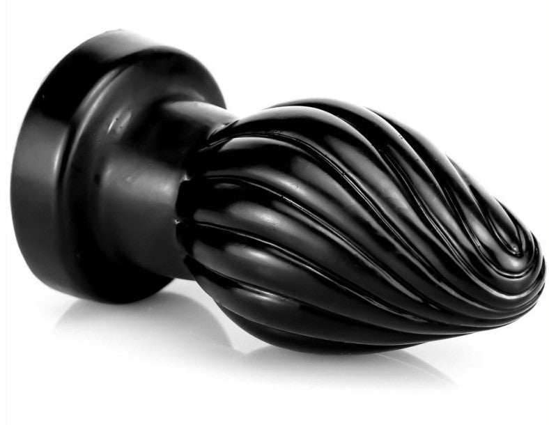 Spiral Plug S - Curved Anal Accessory 7x3.5 Cm Black