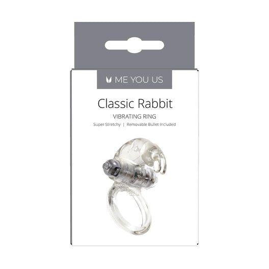 Me You Us Penis Ring Vibrating Clitoral Stimulator Transparent
