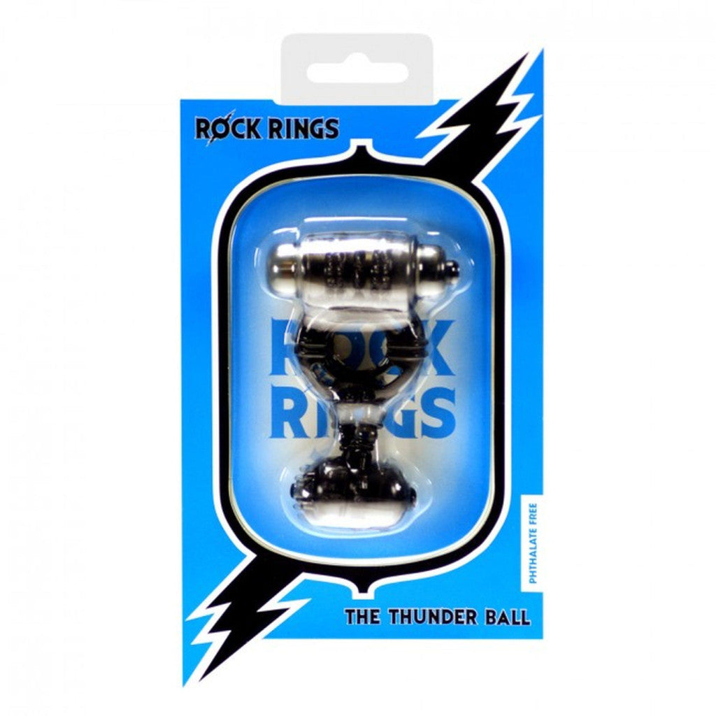 Rock Rings Penis Ring With Vibrating Ball Made Of Jelly Material