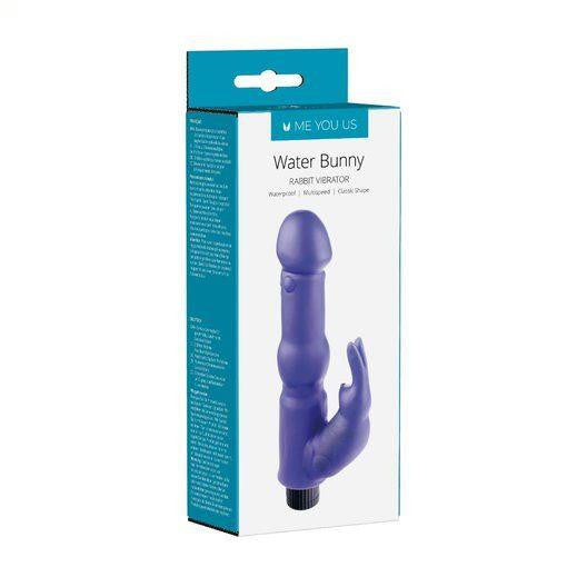Me You Us Vibrator Dual Stimulation Waterproof 13.5 Cm Purple
