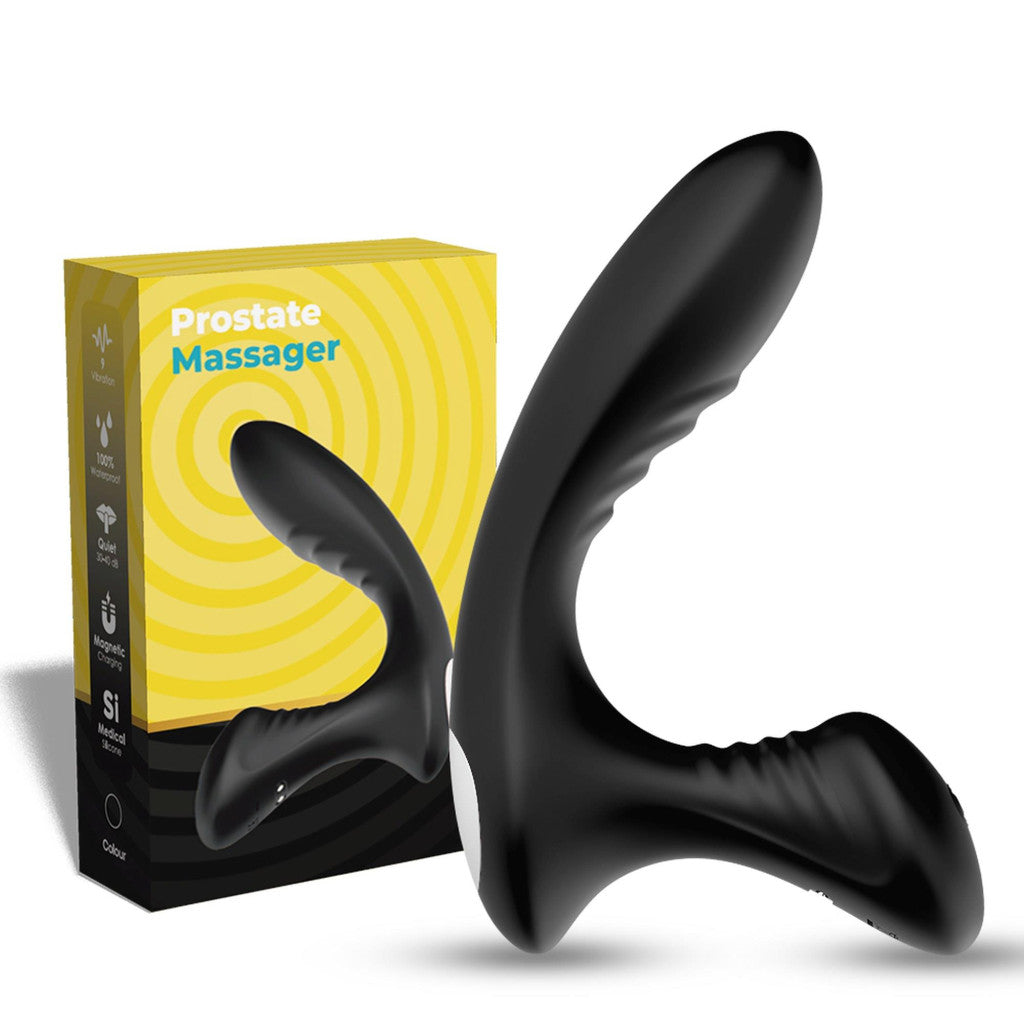 Prostafeeling Prostate Stimulator Vibrating 9 Modes Waterproof Black 15 Cm