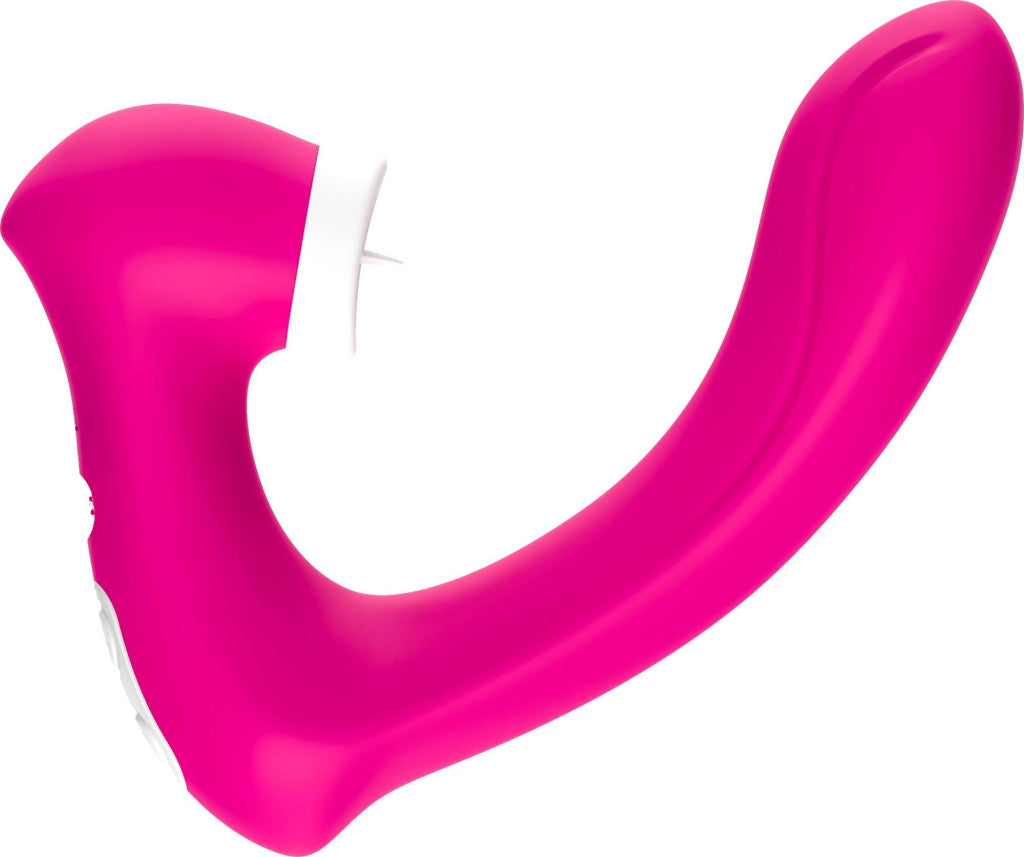 Sex Toy Silicone Vibrating Massager 9 Modes Usb Rechargeable Pink 22 Cm