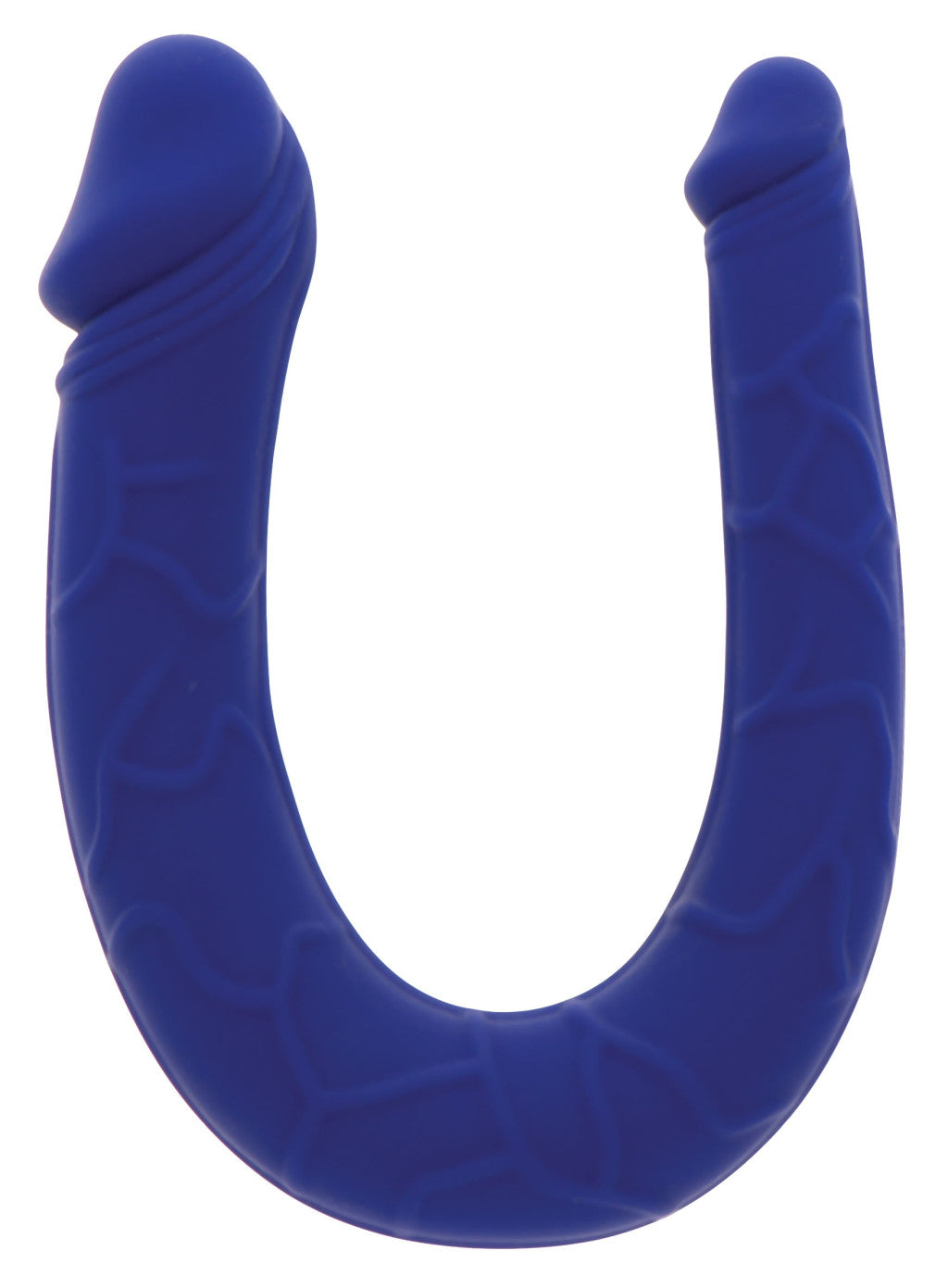 Mini U-shaped Double Dildo – In Sensual Blue