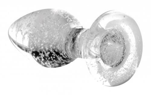 Glass Anal Dildo Glows In The Dark