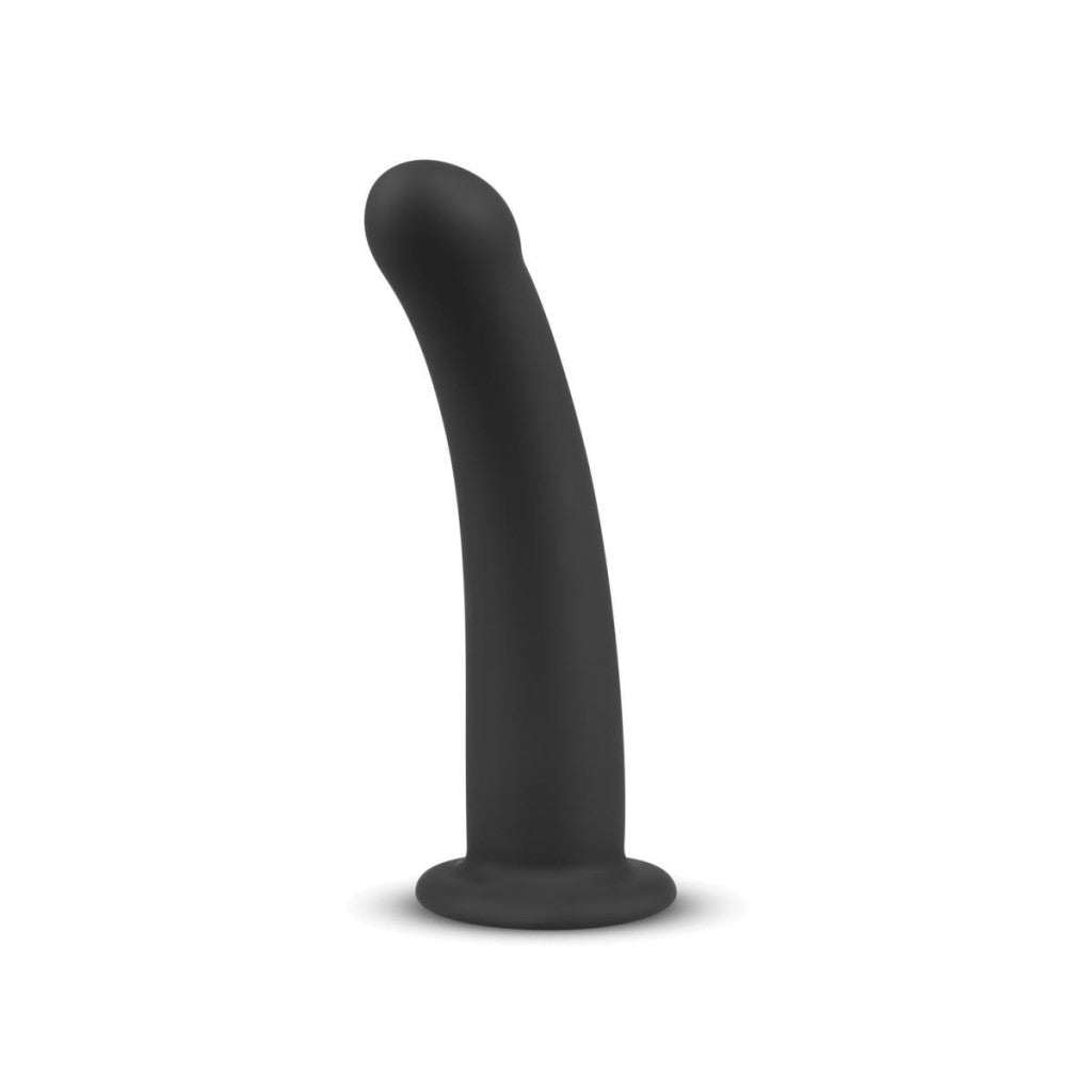 Alkatrész nélküli dildo ergonomikus anális és hüvelystimuláció 19,5 cm fekete