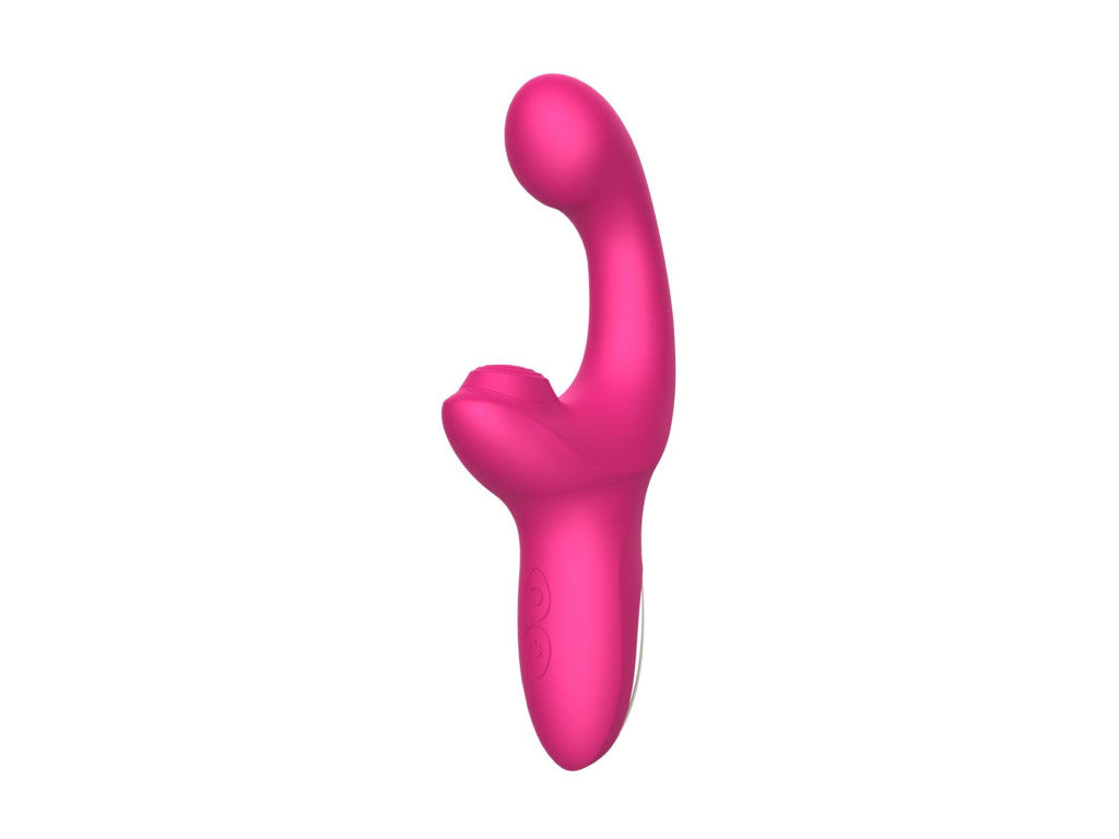 Vibrator With G-spot And Clitoral Stimulating Tapping Function