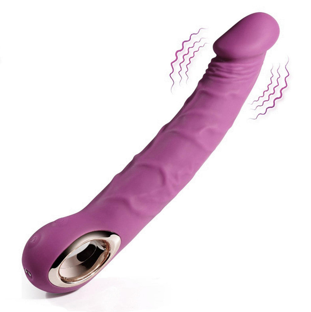 Realistic Vibrator 10 Modes Usb Charging Purple