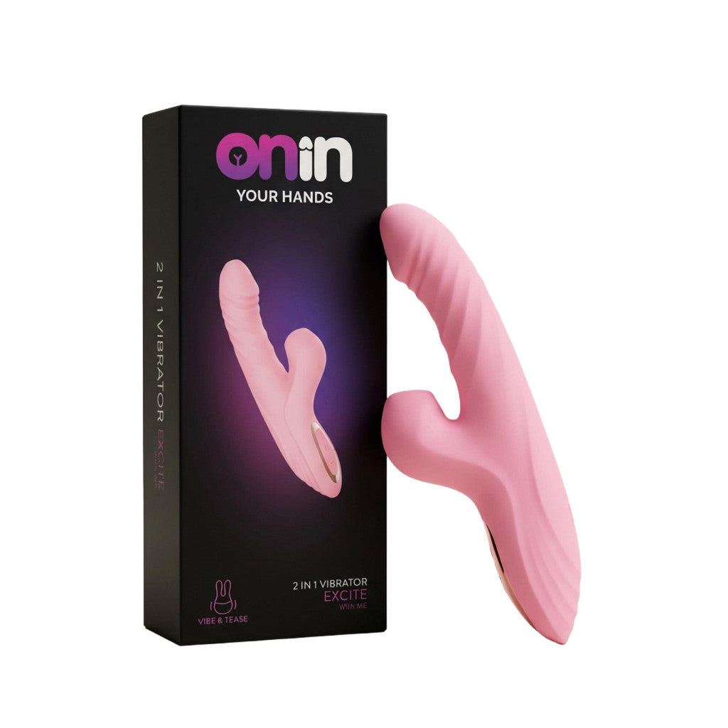 Onin Vibrator App Control Usb Charging Waterproof Black